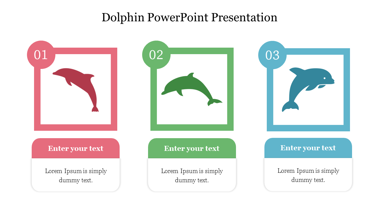 Creative Dolphin PowerPoint Presentation Template Slides